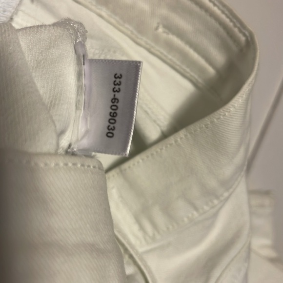PAIGE “Skyline Ankle Peg” White Cropped Skinny Jeans - Women’s Size 27 - Picture 8 of 8